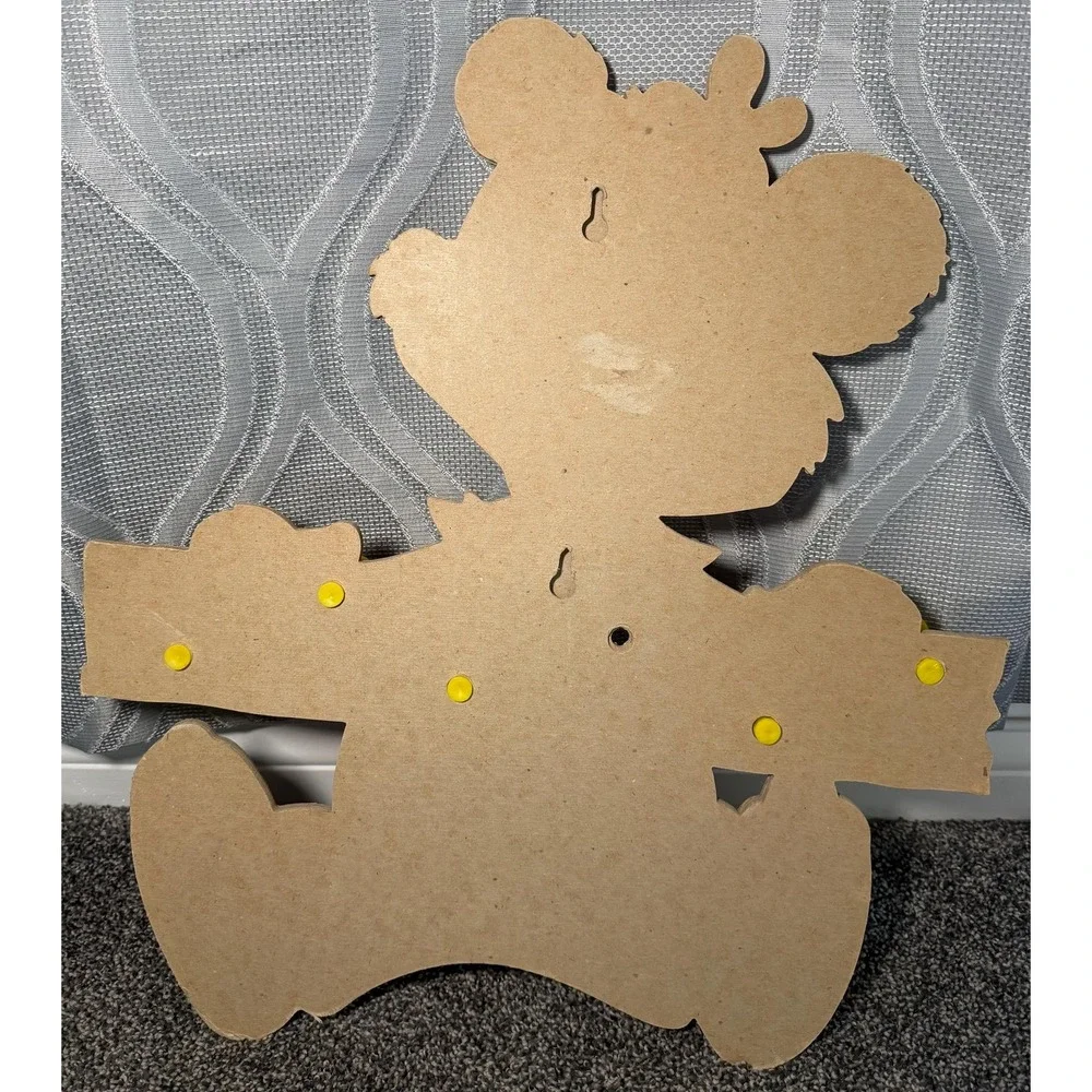 Vintage Dolly Toy Company Bear Graphics Peg Wall Hanger Coat Rack Child's Room